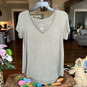 Army Green Womens Top